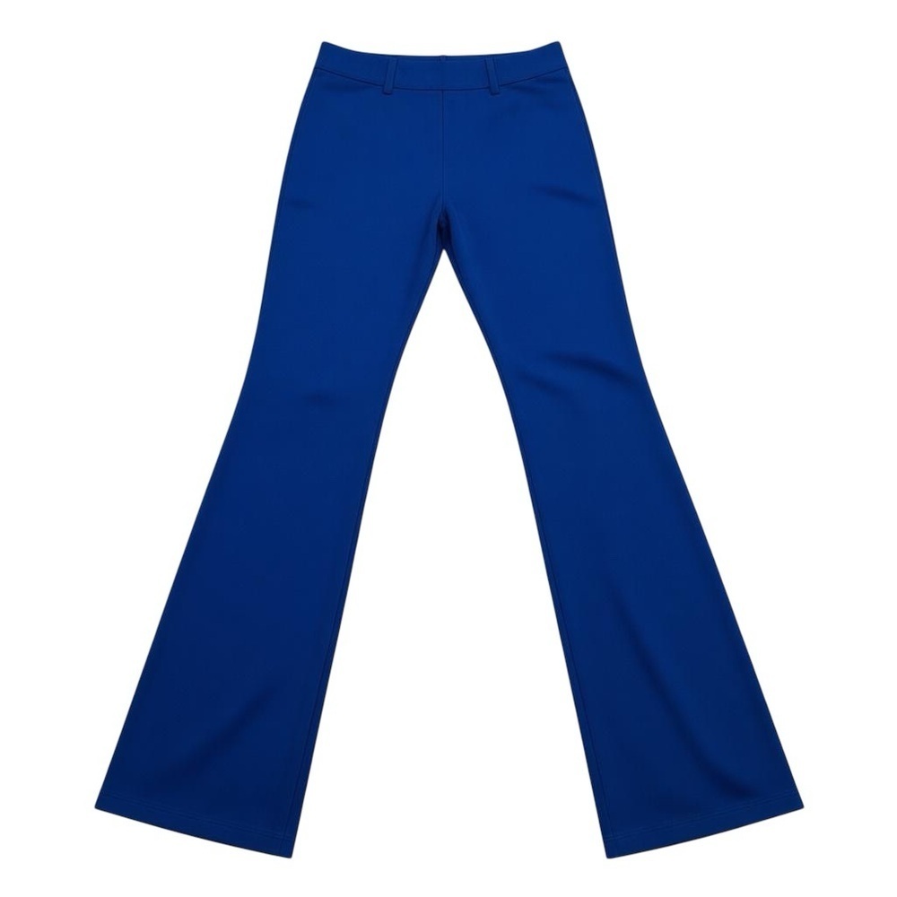 WOW Couture Royal Blue Stretch Yoga Pants | Flare Leg | Size Large